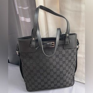 Gucci GG Canvas Belt Tote Bag Handbag